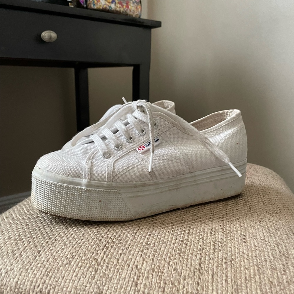 chunky platform Superga sneakers
